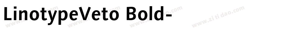 LinotypeVeto Bold字体转换